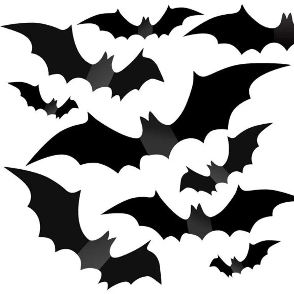 Halloween Decorations - 56 PCS Reusable - Indoor Outdoor Party Decor Supplies